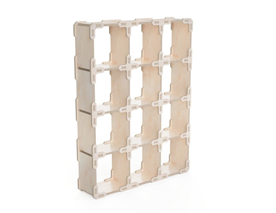 Doğal Renkli Çocuk Rafı Organik - Görsel 4