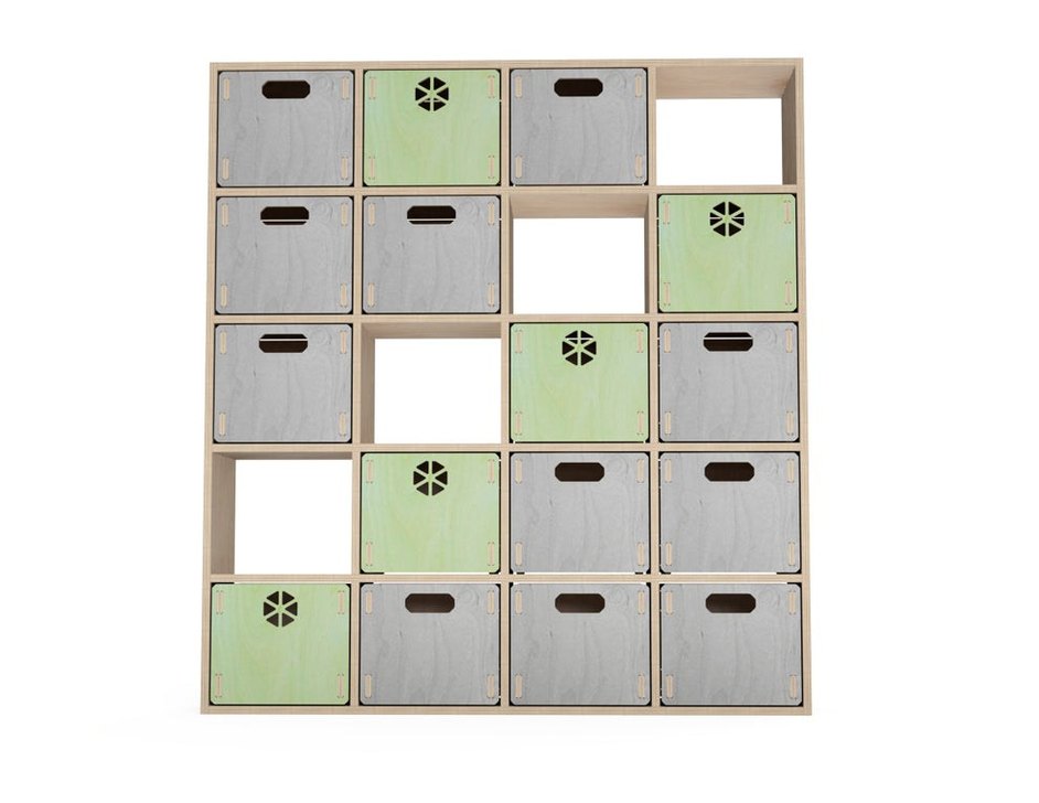 Çekmeceli Raf Modüler Organik - Görsel 2