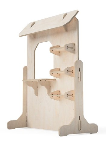 Çocuk Rafı Basit Rol Yapma Stantı
Ahşap Tasarım - Görsel 3