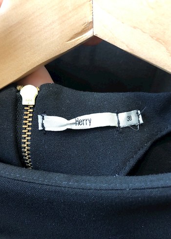 Siyah Midi Ofis Elbisesi - Görsel 4