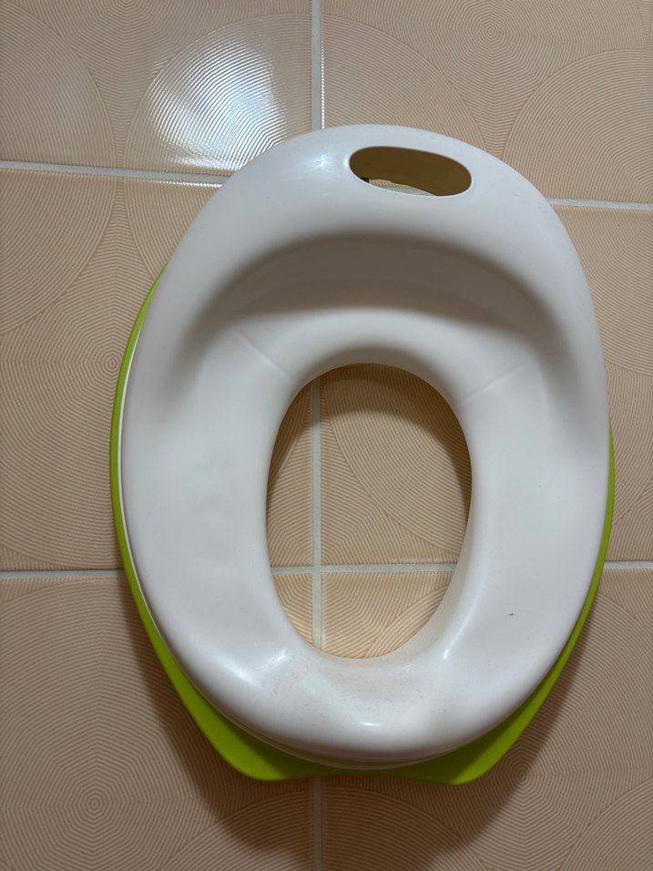 Bebek Tuvalet Adaptörü Beyaz-Yeşil - Görsel 2