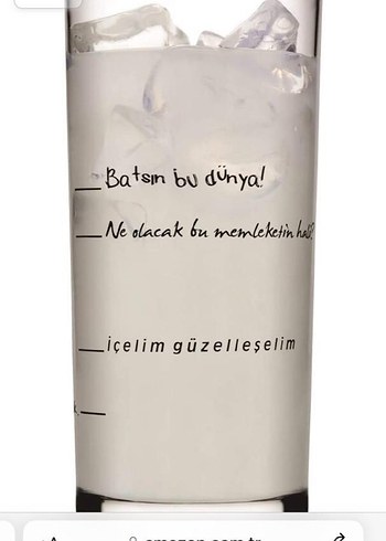 Paşabahçe Rakı Bardağı Seti 6'lı Beyaz - Görsel 3