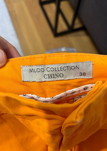 Turuncu Kadın Mini Pamuk Şort - Görsel 3