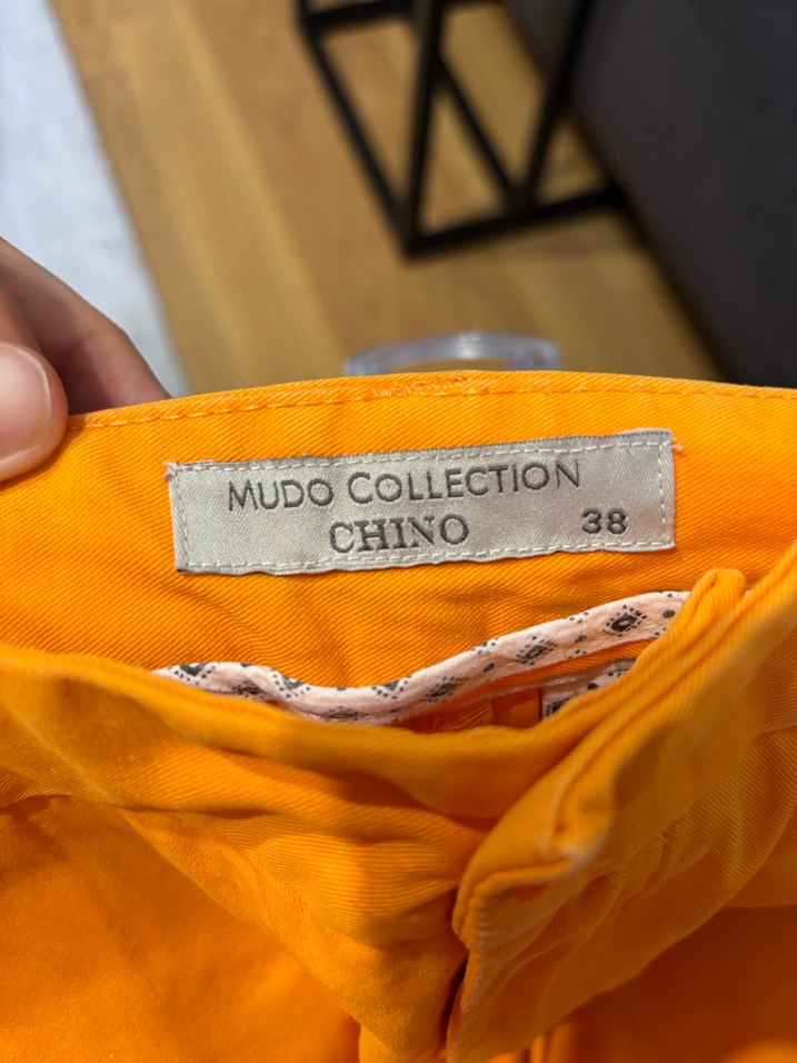 Turuncu Kadın Mini Pamuk Şort - Görsel 3