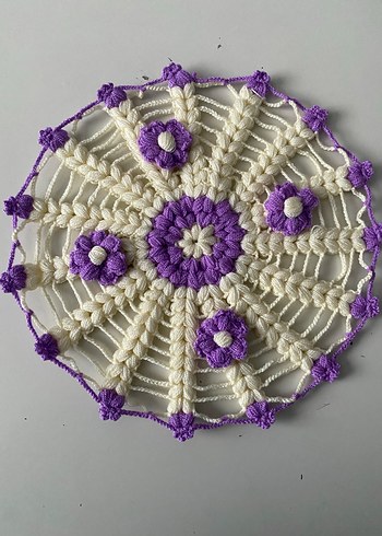 Renkli Örgü Banyo lifleri çeyizlik - Görsel 2