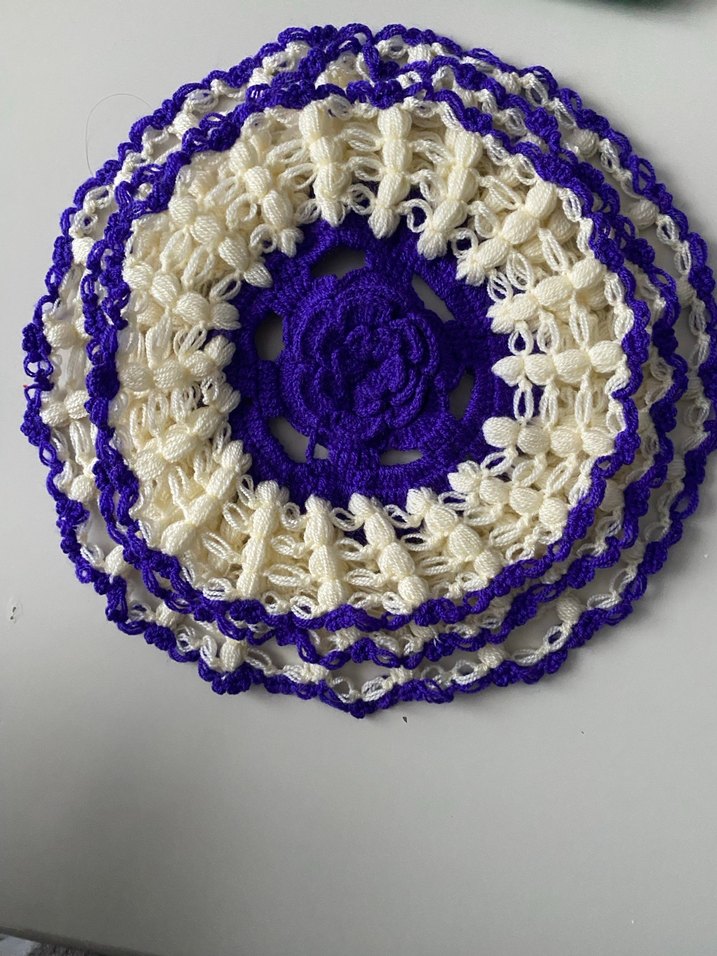 Renkli Örgü Banyo lifleri çeyizlik - Görsel 3