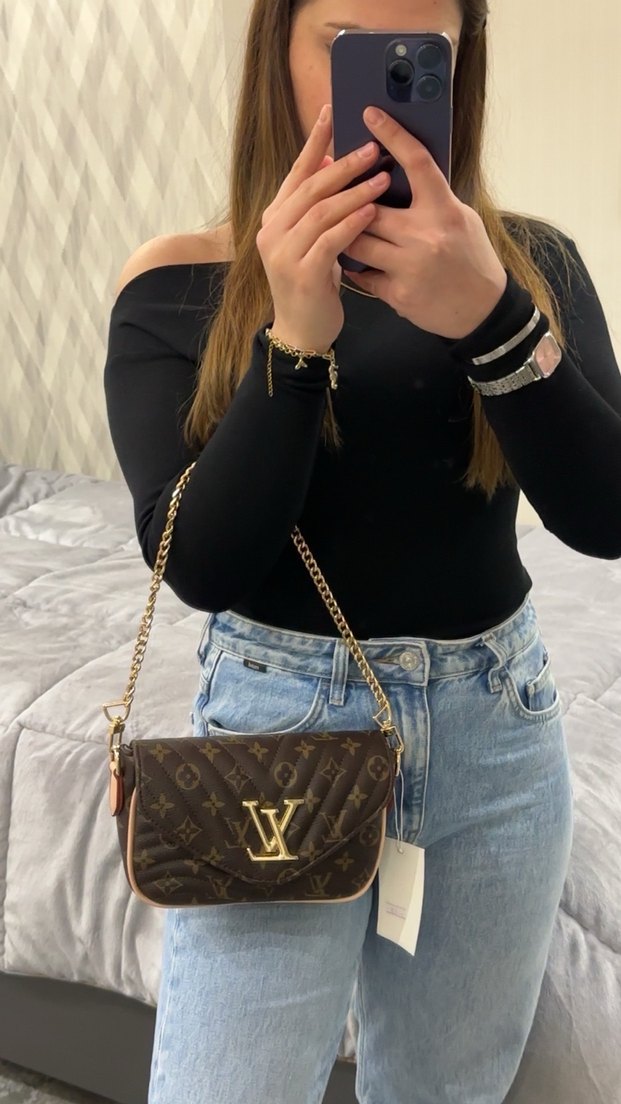 Kahverengi Deri Kadın Omuz Çantası - Görsel 2