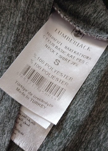 Gri Kısa Kollu Basic Erkek Tişört - Görsel 5