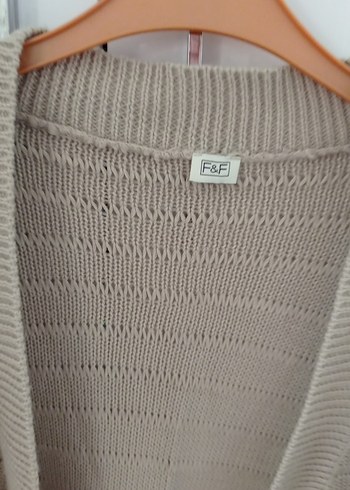 Bej Kadın Triko Hırka - Görsel 2