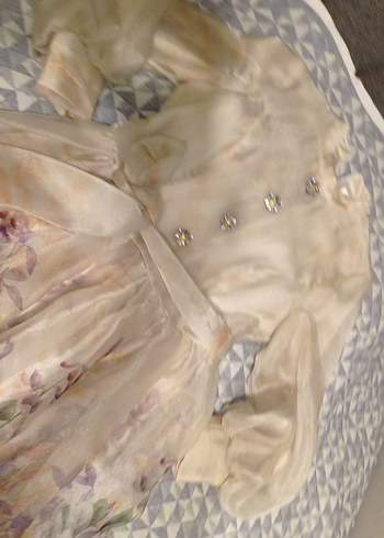 Bohem Tarz Pastel Renkli UzunAbiye Elbise - Görsel 4