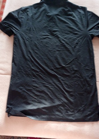 Düğmeli Siyah Erkek Polo Tişört - Görsel 3