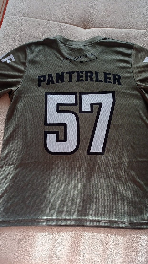 Haki Yeşil Baskılı Erkek Tişört - Görsel 5