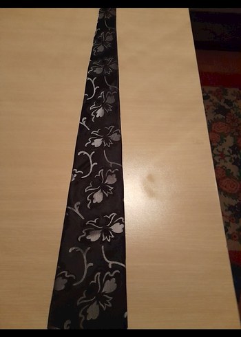 C.C.S Klasik Siyah Desenli Erkek Kravat - Görsel 4