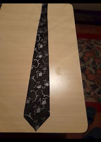 C.C.S Klasik Siyah Desenli Erkek Kravat - Görsel 2