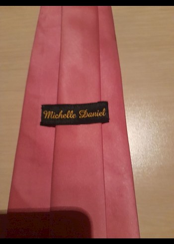 Michelle Daniel Parlak Pembe Erkek Kravat - Görsel 4