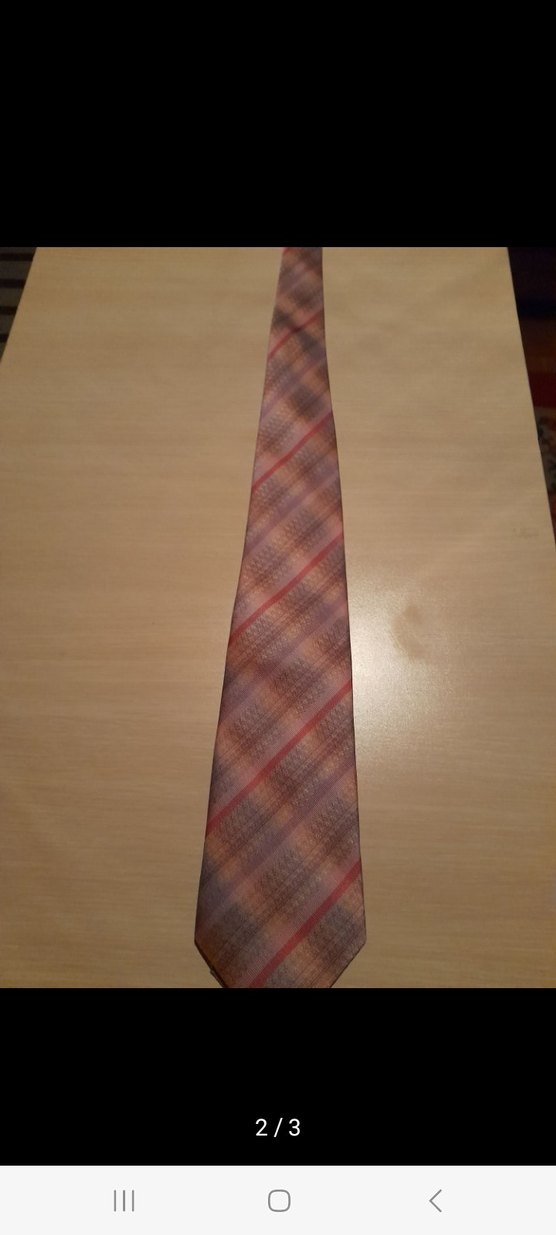 Caesera Cellini Parlak Kahverengi Kravat - Görsel 2