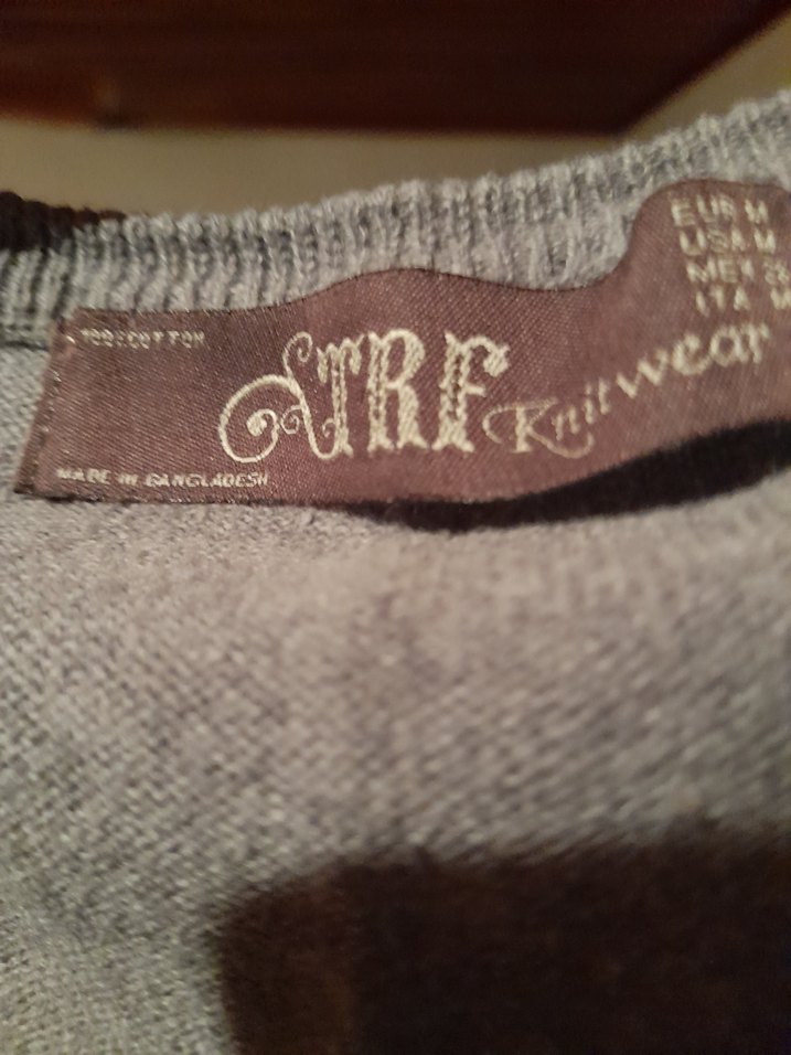 Trf Knit Wear Düğmeli Gri Kadın Hırka - Görsel 4