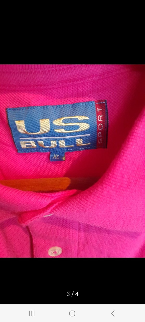 Us Bull Pembe Kısa Kollu Polo Tişört - Görsel 3