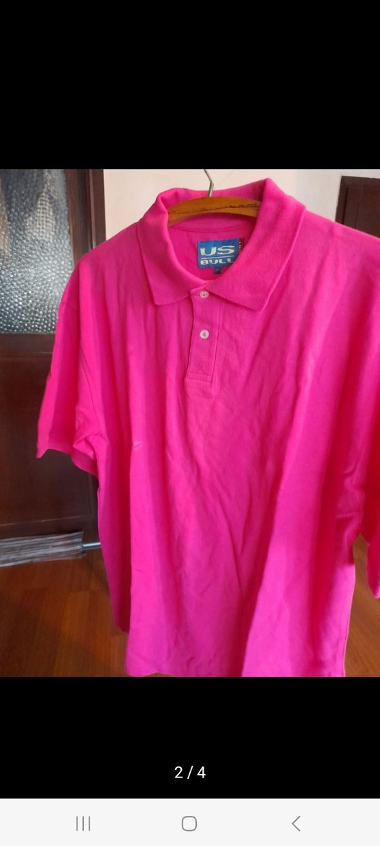 Us Bull Pembe Kısa Kollu Polo Tişört - Görsel 2