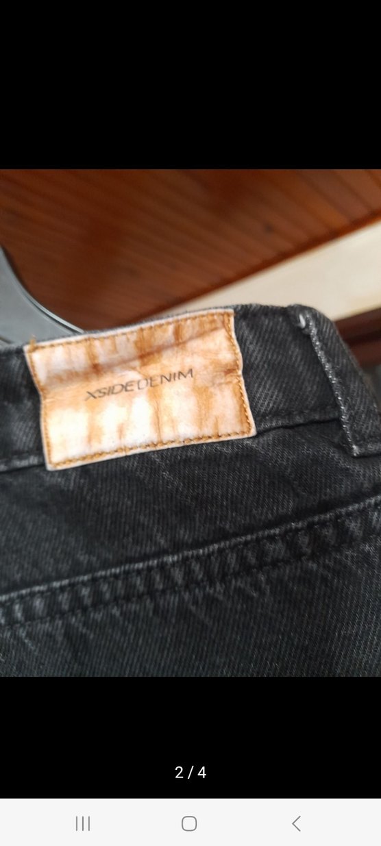 X Side Denim Kadın Kot Pantolon - Görsel 4