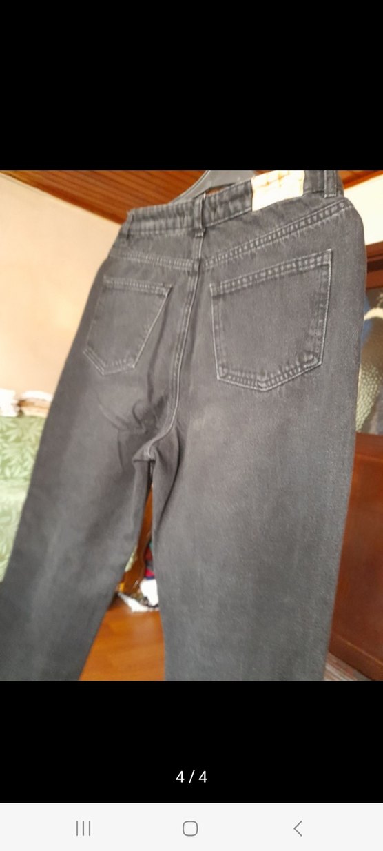 X Side Denim Kadın Kot Pantolon - Görsel 2