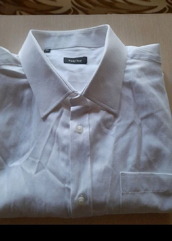 Fabrika Beyaz Klasik Gömlek - Görsel 2