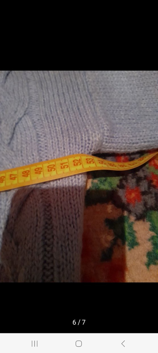 Trendyol Mavi Triko Kadın Hırka - Görsel 5