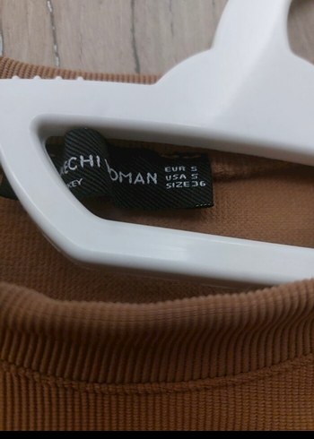 Bej Mini Süet Kadın Sweatshirt - Görsel 3