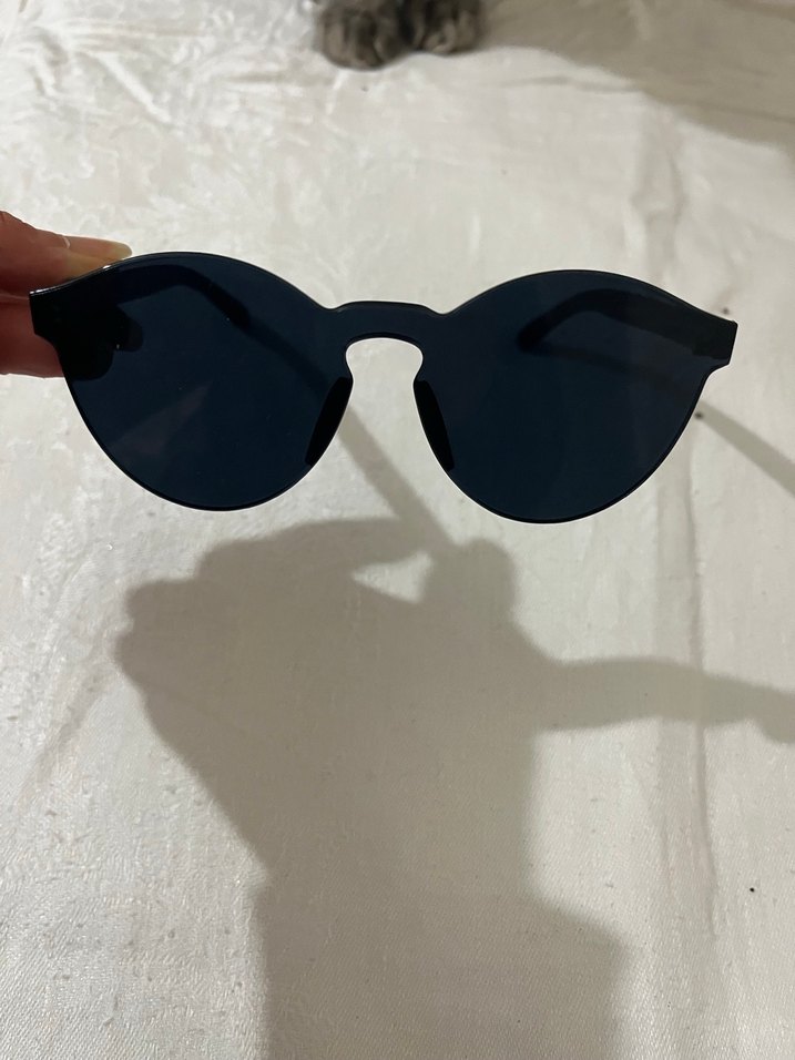 Siyah Goth Tarzı Kadın Gözlüğü - Görsel 2