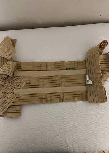 Sarı Kısa Göğüs sırt Destekli Korse - Görsel 5