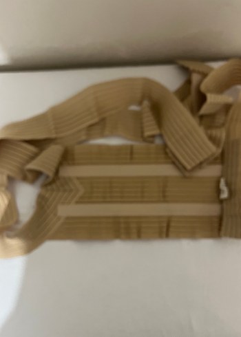 Sarı Kısa Göğüs sırt Destekli Korse - Görsel 6