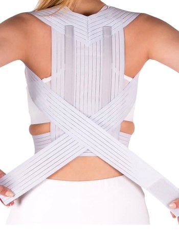 Sarı Kısa Göğüs sırt Destekli Korse - Görsel 3