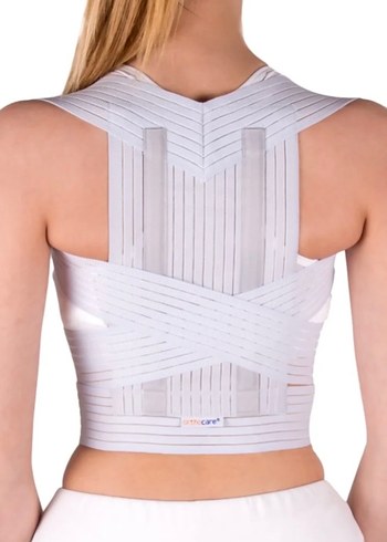 Sarı Kısa Göğüs sırt Destekli Korse - Görsel 2