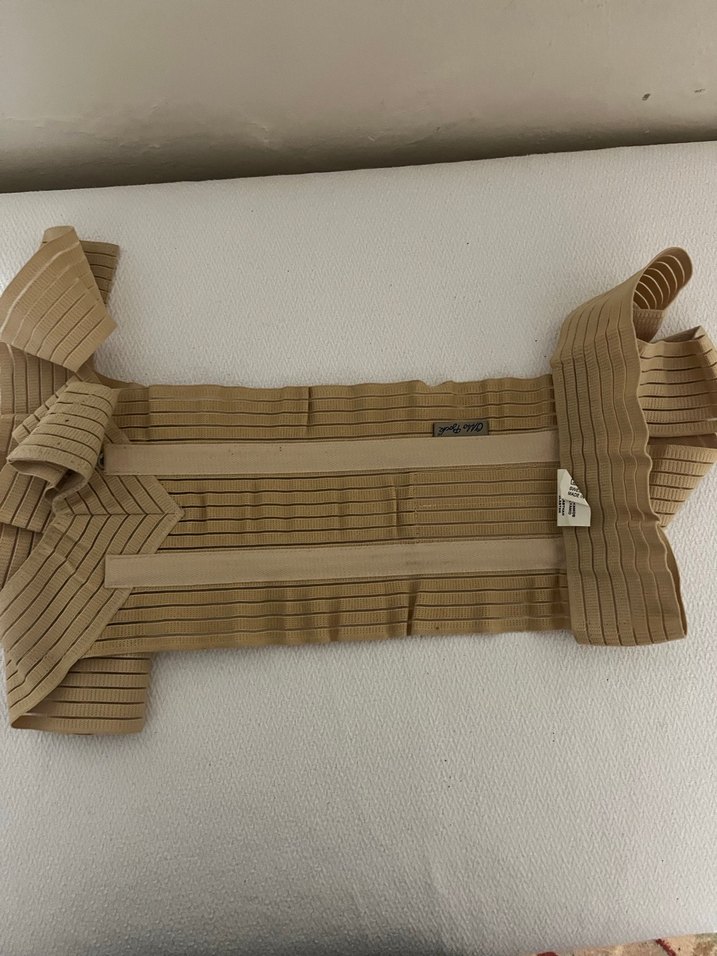 Sarı Kısa Göğüs sırt Destekli Korse - Görsel 5