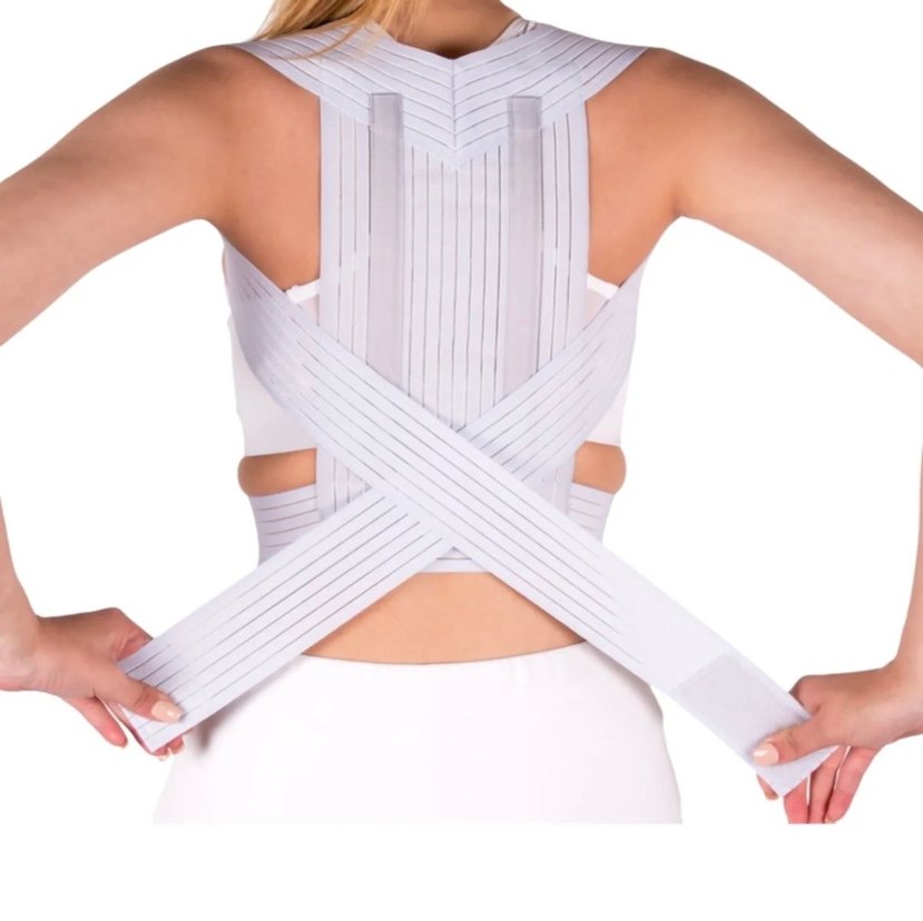 Sarı Kısa Göğüs sırt Destekli Korse - Görsel 3