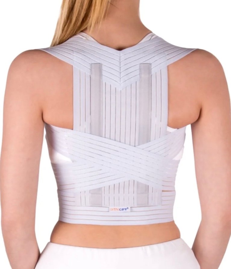 Sarı Kısa Göğüs sırt Destekli Korse - Görsel 2