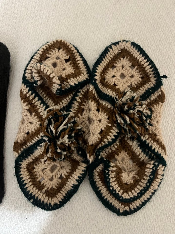 El işlemeli ev patikleri - Görsel 2