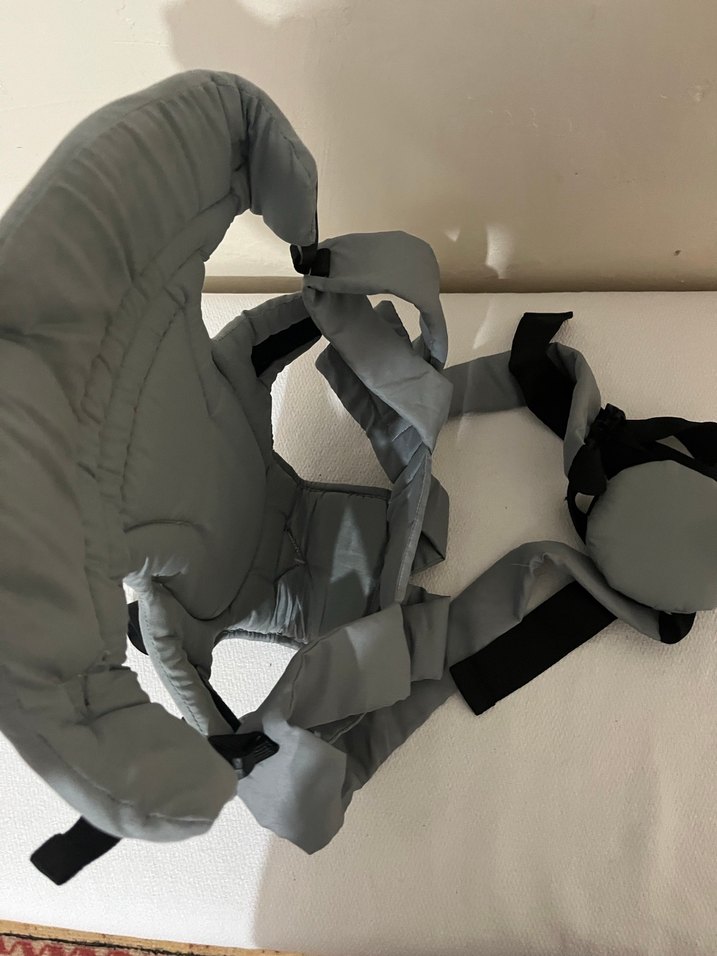 Gri Bebek Taşıyıcı Kanguru - Görsel 2