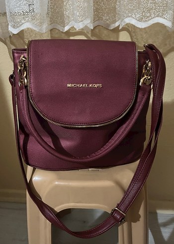 Bordo Michael Kors Kadın Deri Çanta - Görsel 2