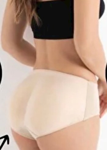 Bej popo destekleyici dikleştirici. Bir kere giyilmiştir - Görsel 4