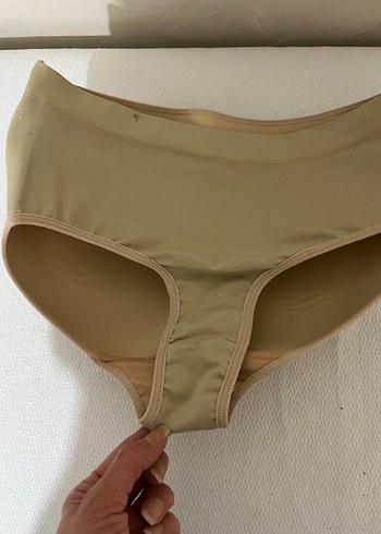 Bej popo destekleyici dikleştirici. Bir kere giyilmiştir - Görsel 3