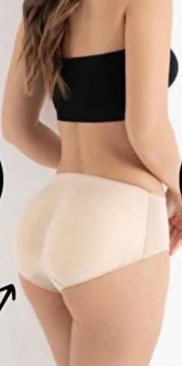 Bej popo destekleyici dikleştirici. Bir kere giyilmiştir - Görsel 4