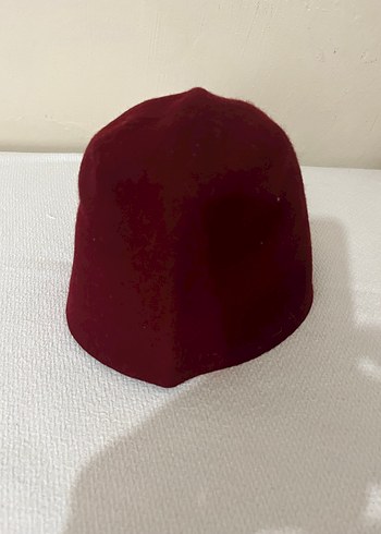 Bordo kaşmir Yün keçe fes Şapka - Görsel 4