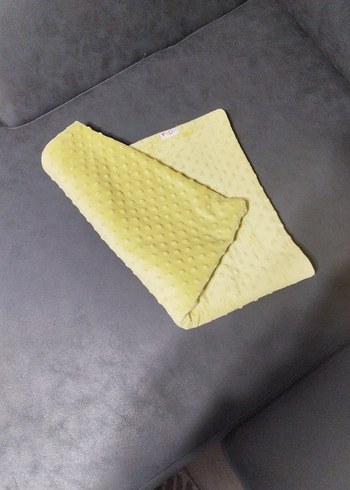 Parlak yeşil Çocuk Battaniyesi - Görsel 4