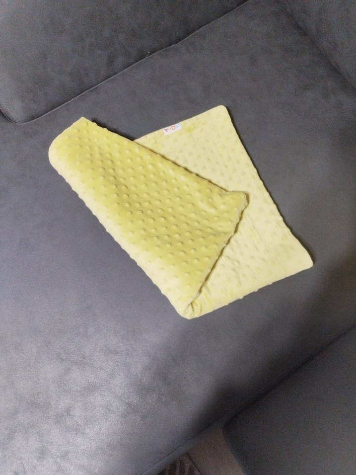 Parlak yeşil Çocuk Battaniyesi - Görsel 4