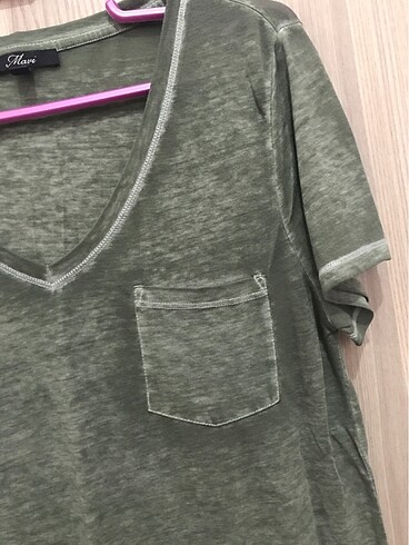 Mavi Jeans Mavi Tshirt Eskitme Desenli