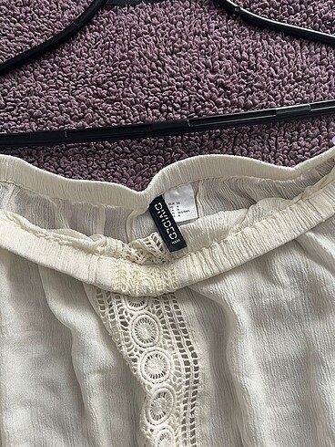 H&M H&M Tül Detaylı Elbise