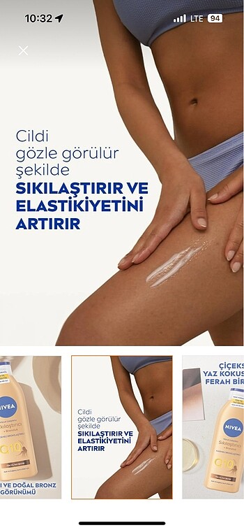 Nivea Sıkılaştırıcı nivea krem