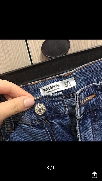 36 Beden Pull&Bear Mom Jean