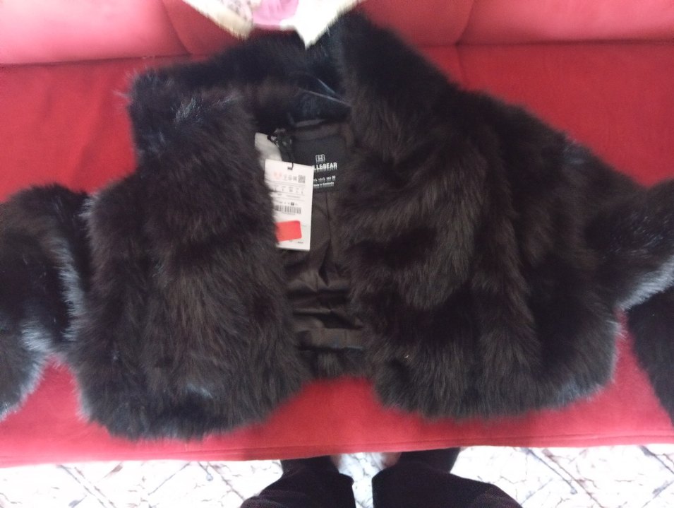 Siyah Kürk Detaylı Kadın Ceket - Görsel 2